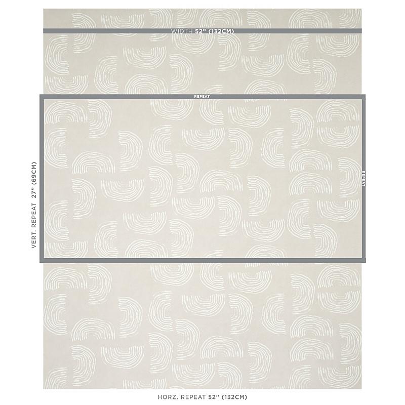 Quansoo Ivory on Neutral - Wallpaper