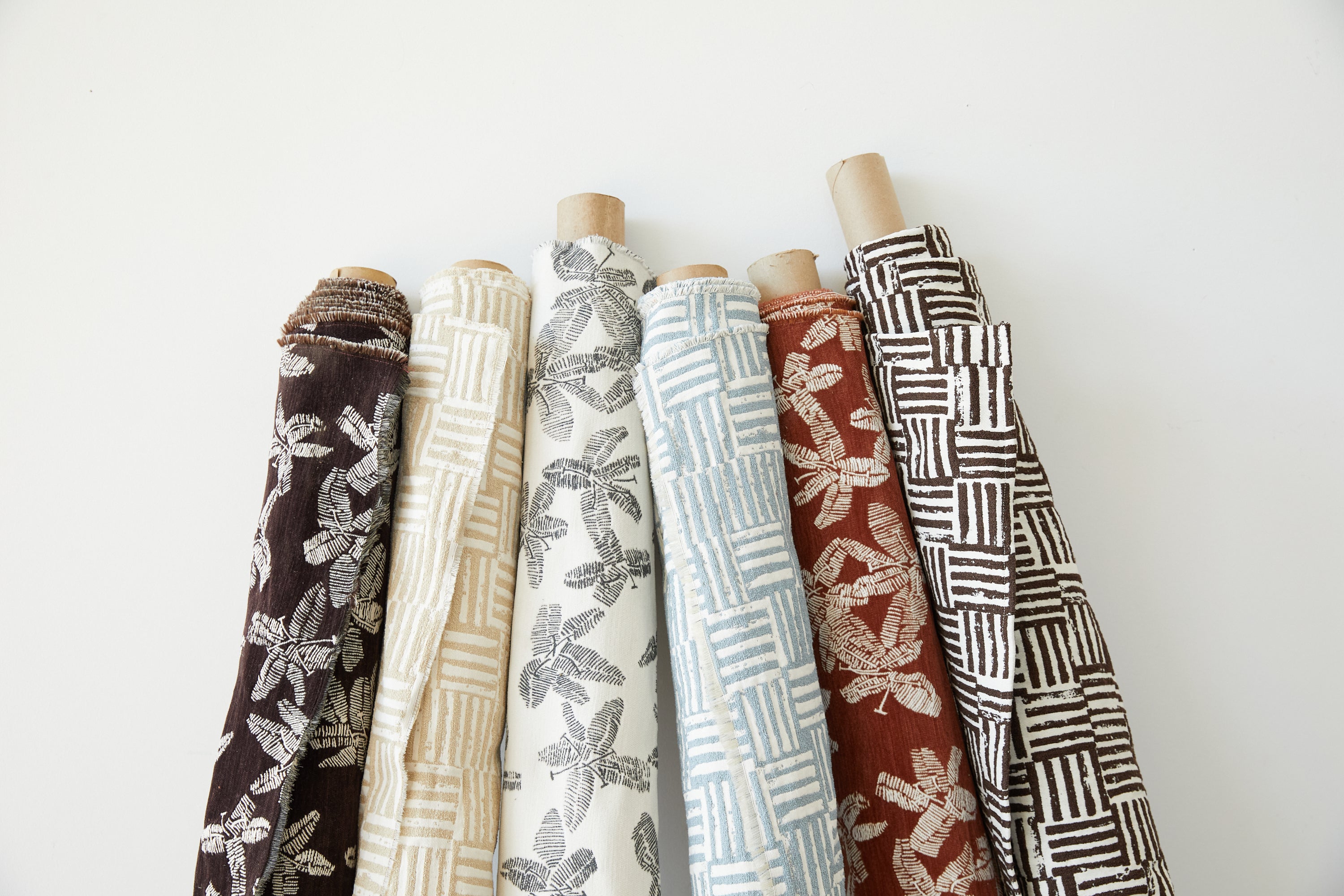 Hibiscus Teak - Fabric By The Yard