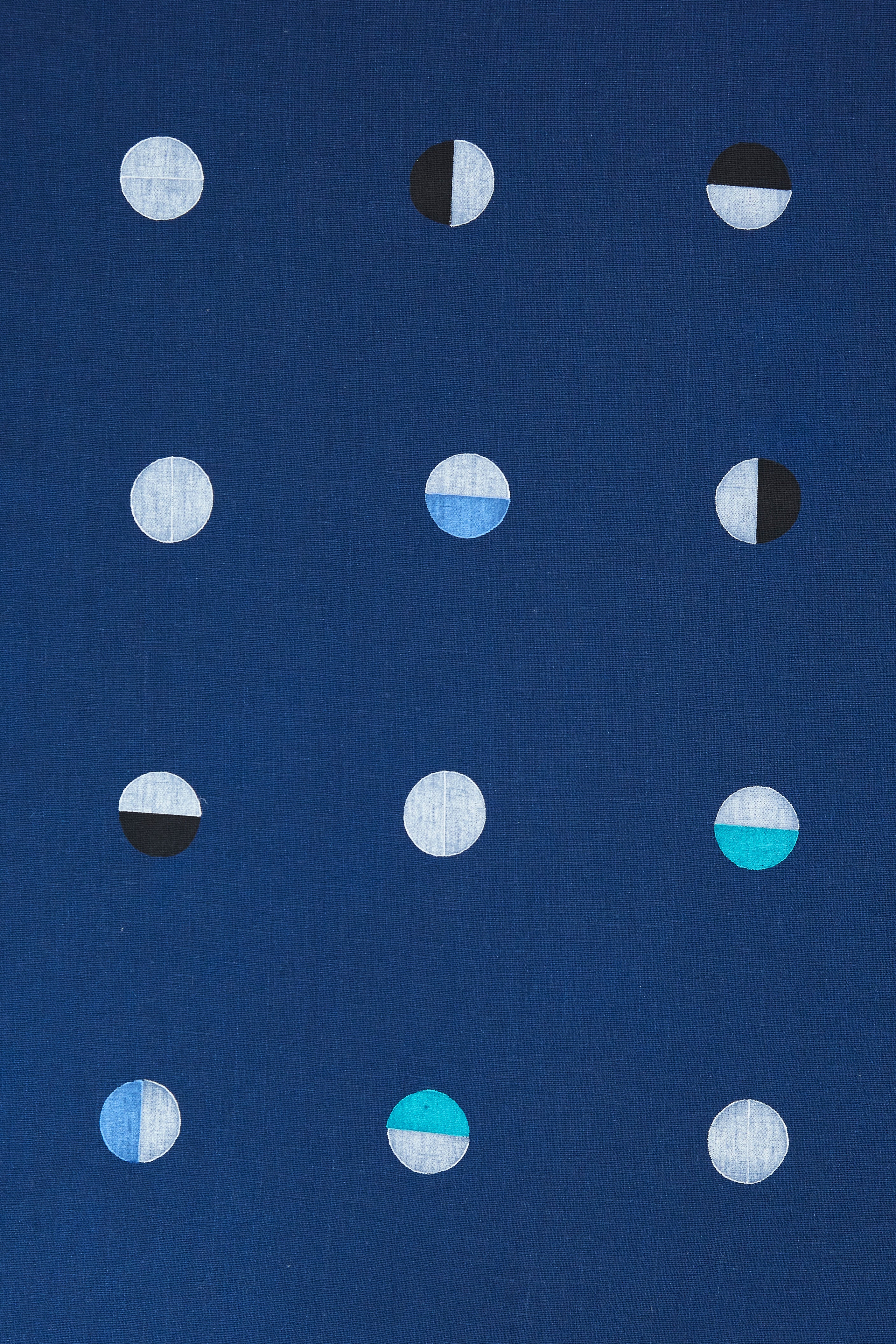 Indigo Moons - Fabric By The Yard