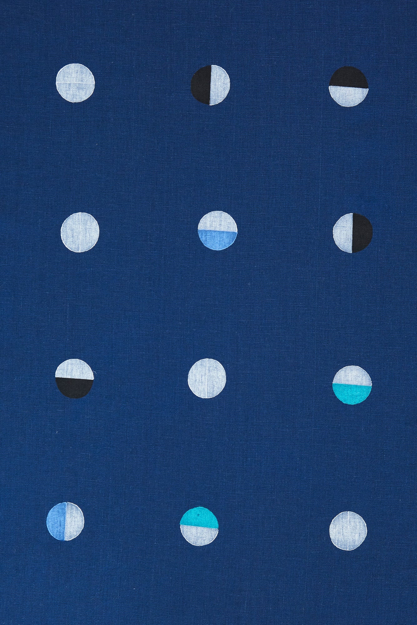 Indigo Moons - Fabric By The Yard