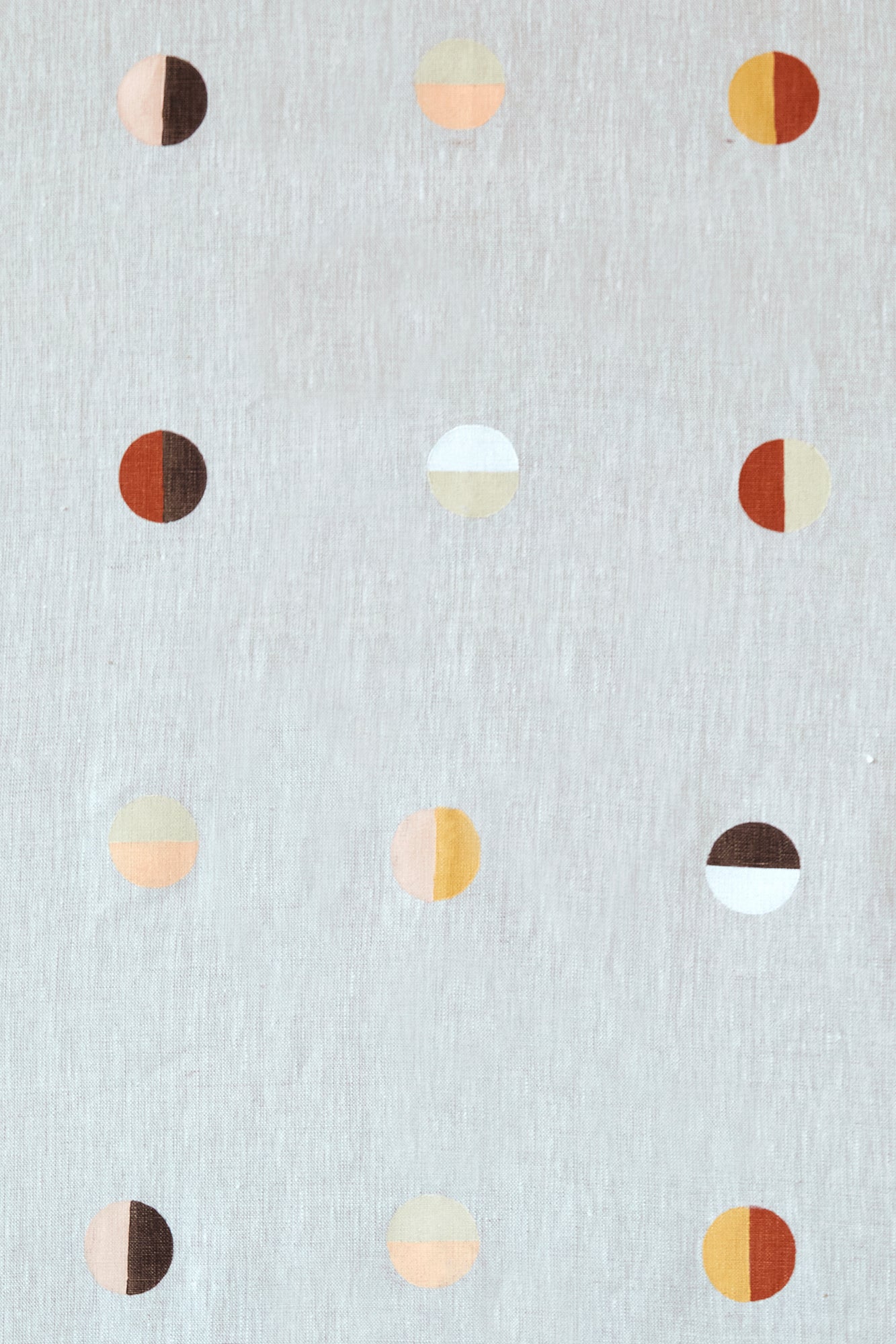 Desert Moons on Natural - Fabric By The Yard