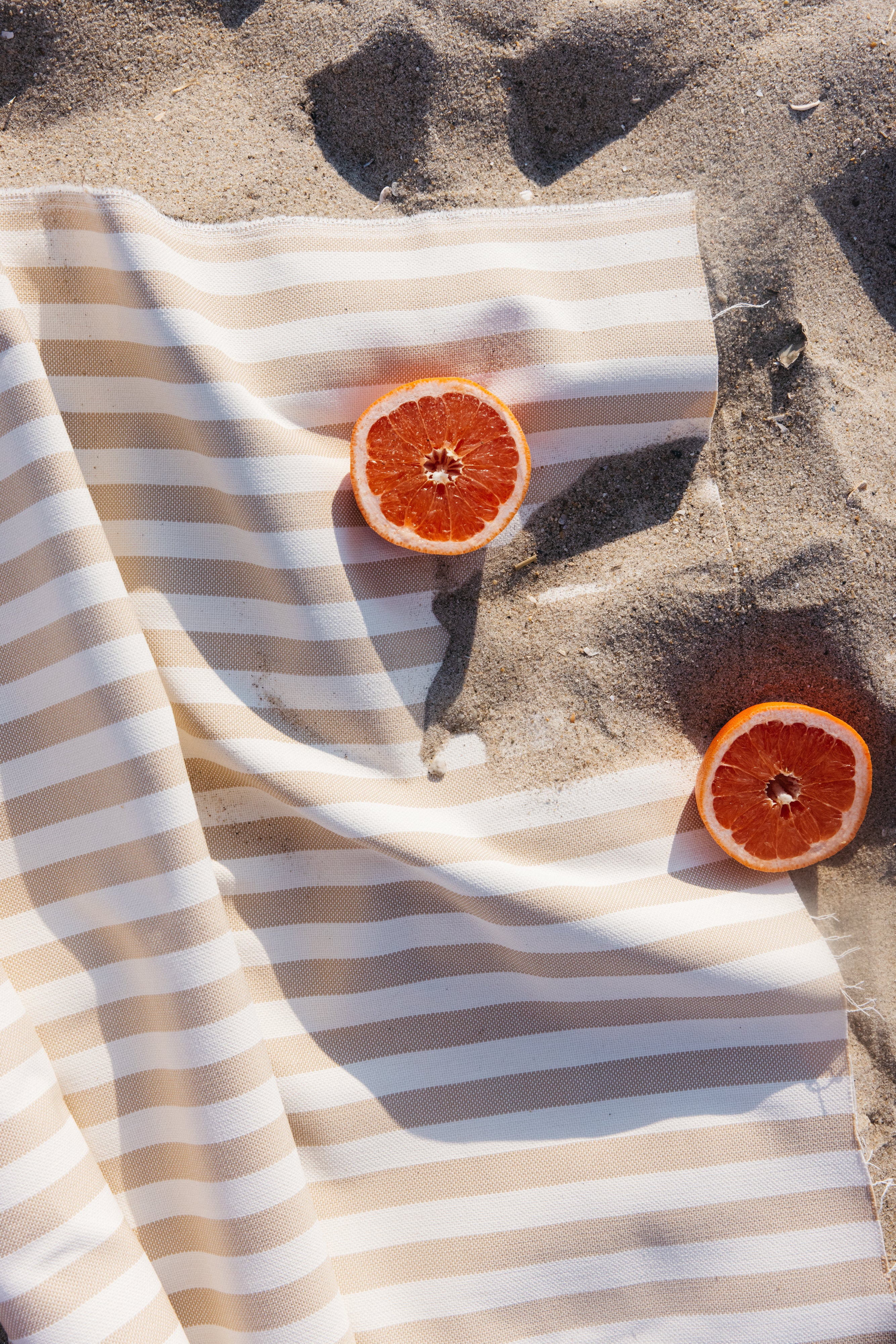 Even Stripe Sand - Fabric By The Yard