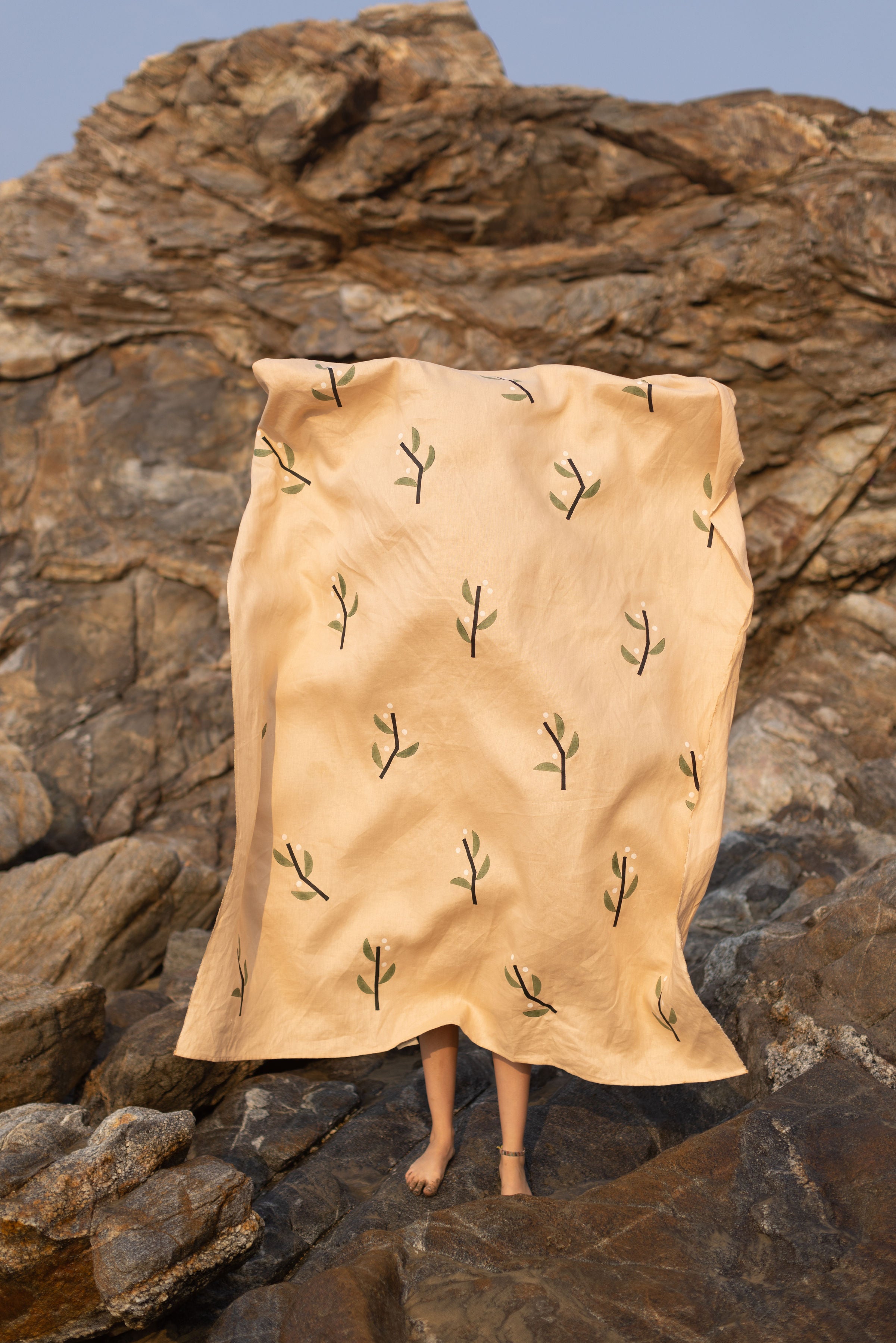 Pink Blossom Throw