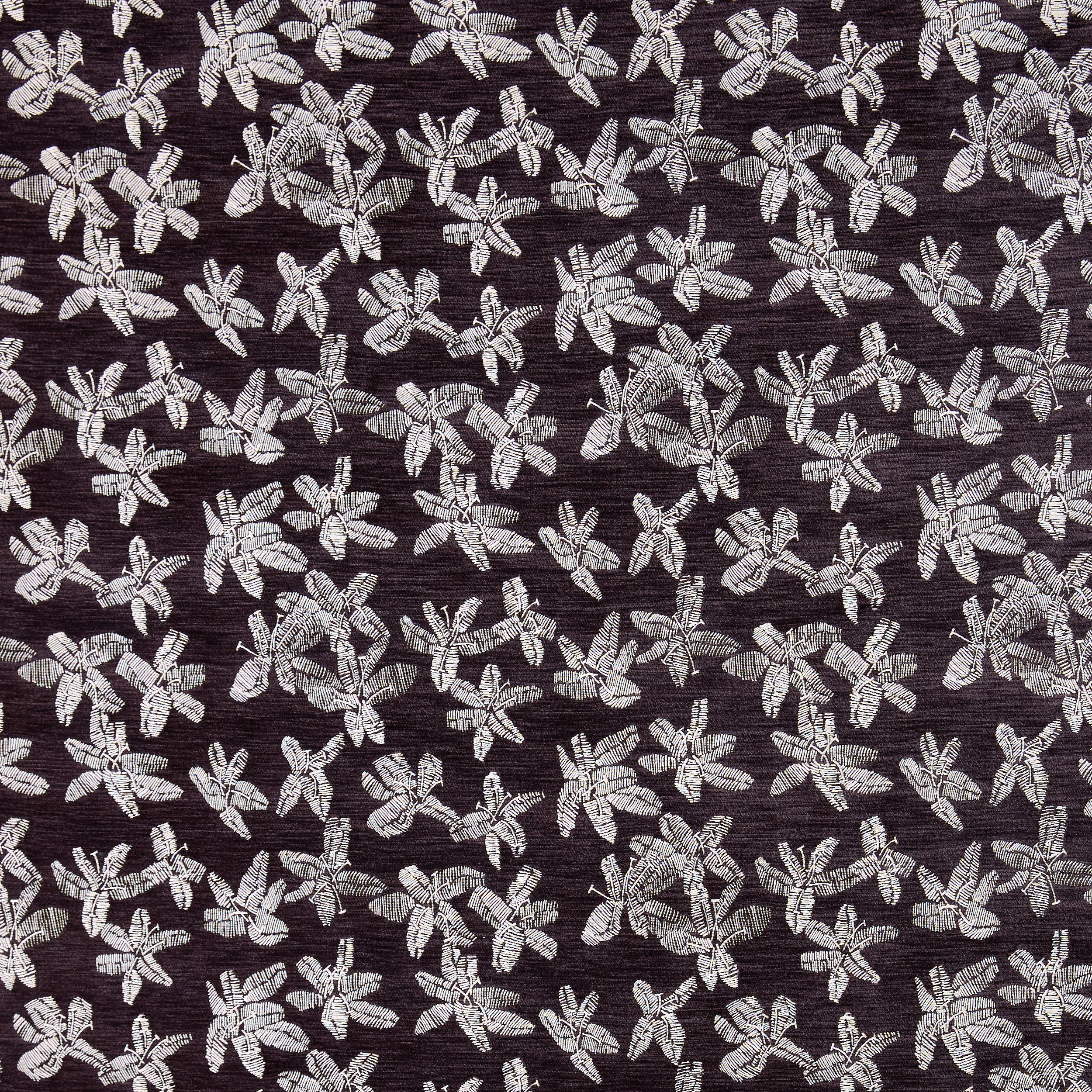 Hibiscus Plum - Fabric By The Yard