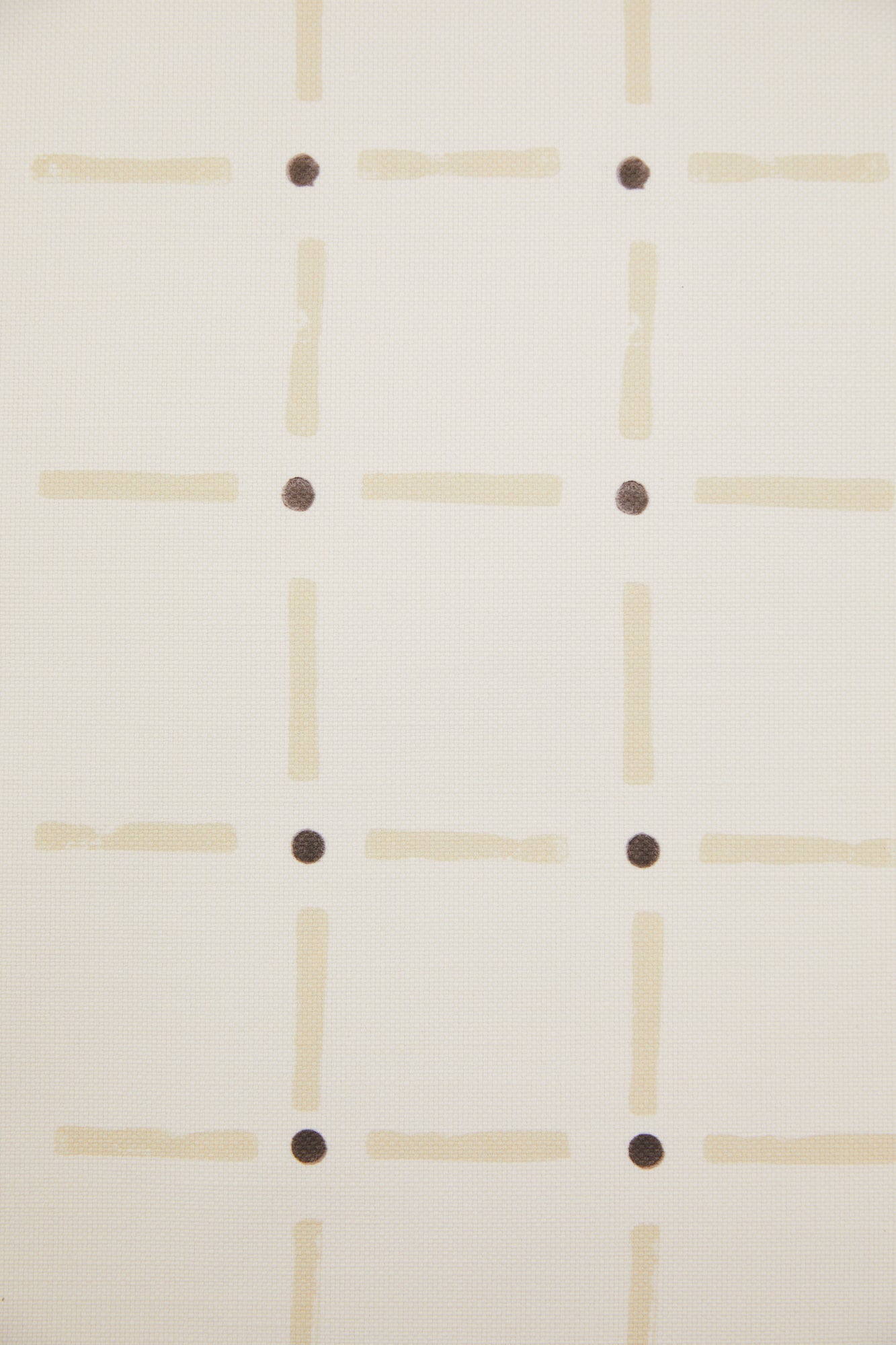 Drifting Grid Sand - Fabric By The Yard